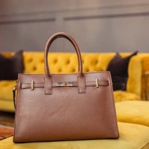 Samantha Leather Tote Bag