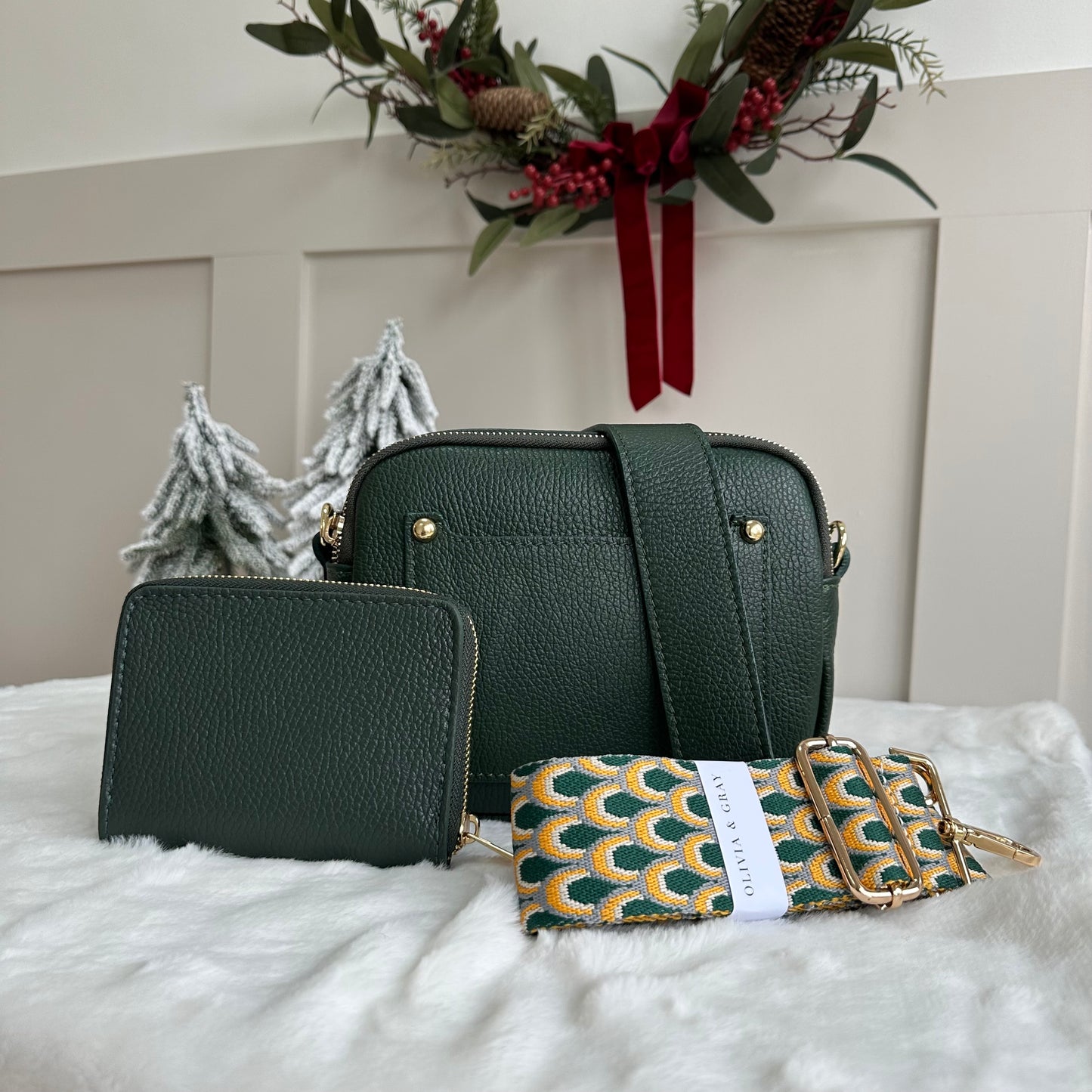 GIFT SET Elizabeth Dark Green