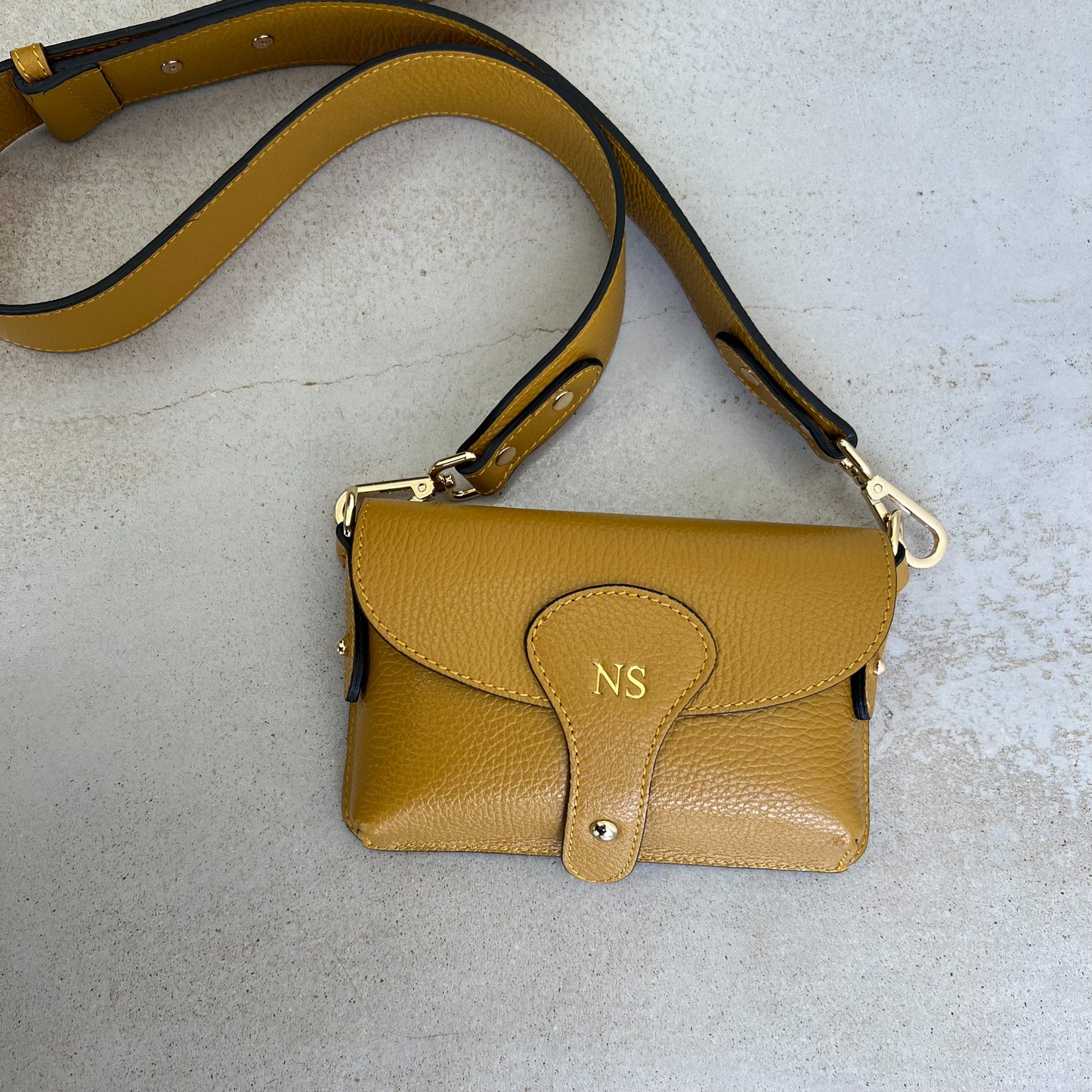 Arabella Leather Mini Crossbody Bag