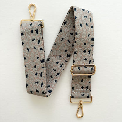 Leopard Print Woven Replacement Bag Straps