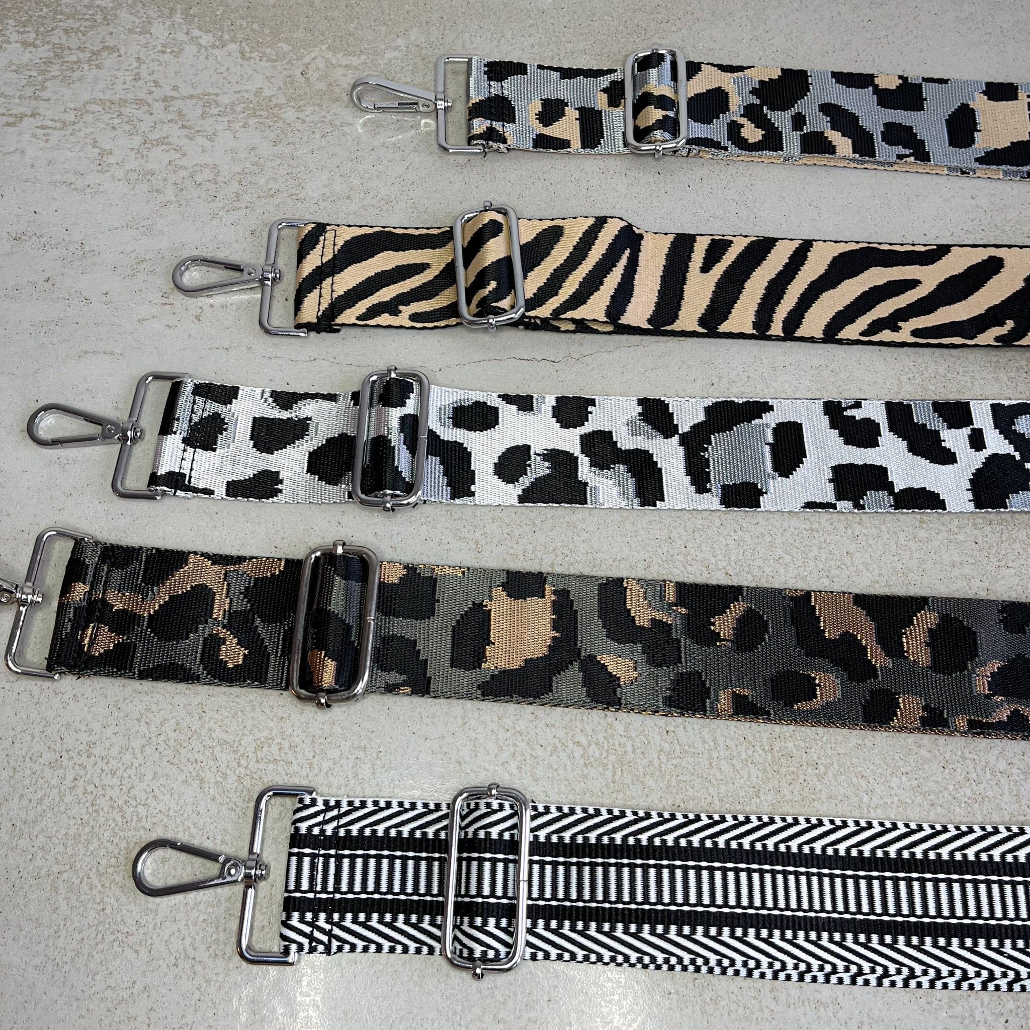 Bag strap silver online hardware