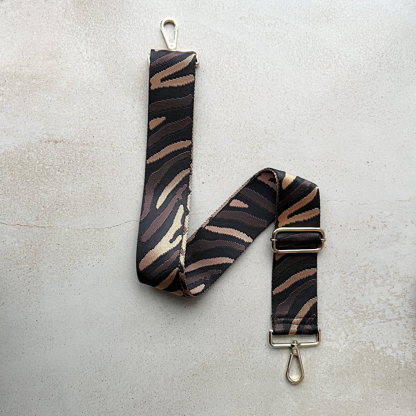 Zebra multi Print Pattern Bag Straps - OLIVIA AND GRAY LTD